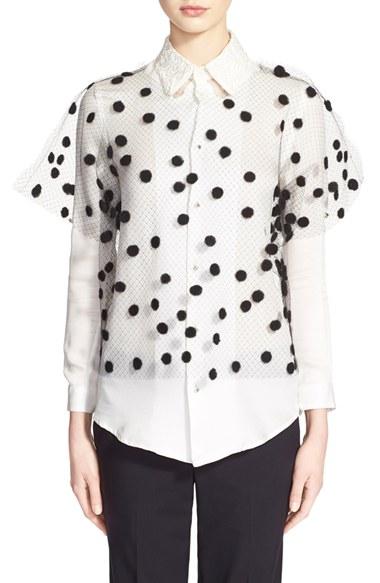 Women's Julien David Tulle Top