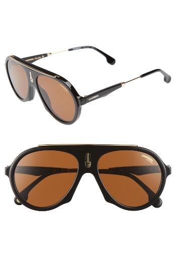 Men's Carrera Eyewear Flags 57mm Sunglasses - Black