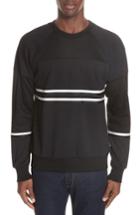 Men's Ps Paul Smith Stripe Trim Sweatshirt - Black