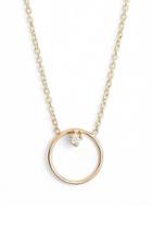 Women's Zoe Chicco Diamond Circle Necklace