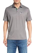 Men's Tommy Bahama 'nfl Double Eagle Spectator' Bird's-eye Polo, Size - Blue