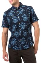 Men's 7 Diamonds La Villa Print Woven Shirt - Blue