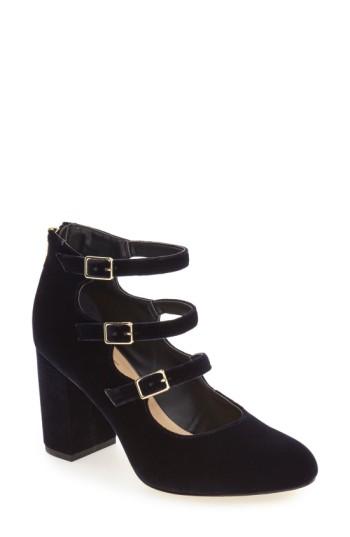 Women's Bella Vita 'nettie' Block Heel Pump .5 M - Blue