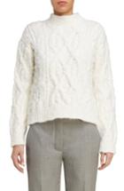 Women's Acne Studios Edyta Cable Knit Sweater - Ivory