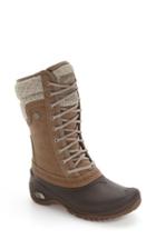 Women's The North Face Shellista Waterproof Insulated Snow Boot M - Brown