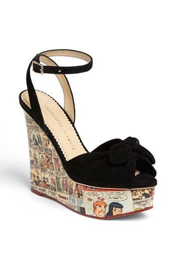 Charlotte Olympia 'archie' Wedge Sandal (nordstrom Exclusive)