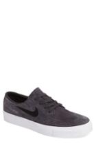 Men's Nike Zoom Stefan Janoski Premium Skate Sneaker .5 M - Grey