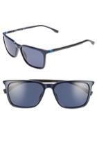 Men's Boss 56mm Sunglasses - Blue
