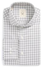 Men's Strong Suit Extra Trim Fit Check Dress Shirt .5r - Grey