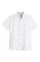 Men's Ted Baker London Slim Fit Sport Shirt (s) - White