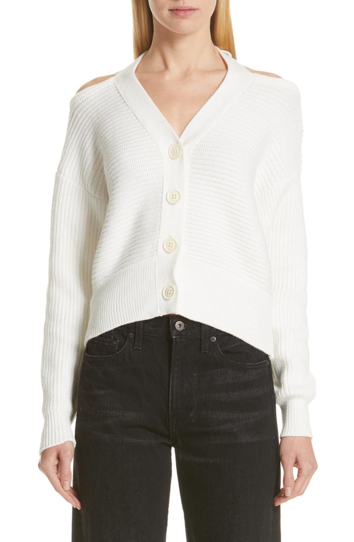 Women's Adeam Halter Cardigan - Ivory