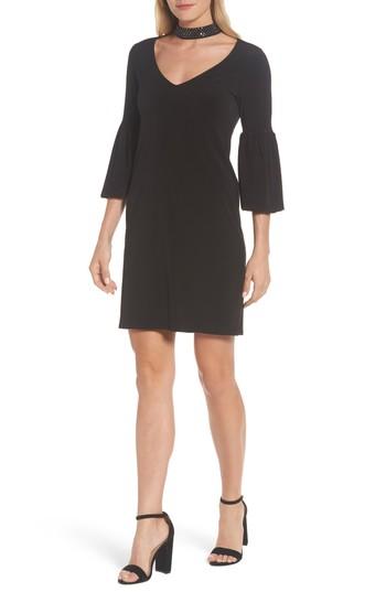 Women's Velvet By Graham & Spencer Embellished Choker Neck Dress