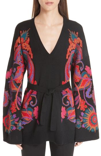 Women's Etro Paisley Jacquard Sweater