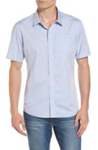 Men's 7 Diamonds Stripe Woven Shirt - Blue