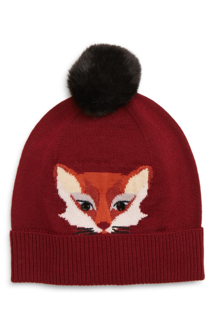 Women's Kate Spade New York Foxy Beanie - Red