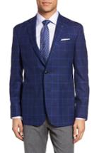 Men's Ted Baker London Tom Trim Fit Windowpane Wool Sport Coat