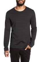 Men's Vince Double Stripe Long Sleeve T-shirt - Blue