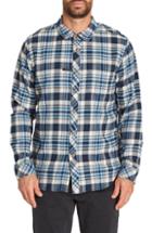 Men's Billabong Coastline Plaid Flannel Shirt, Size - Blue