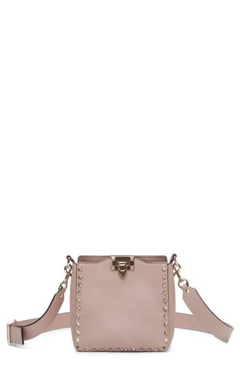 Valentino Garavani Rockstud Mini Hobo Crossbody Bag - Pink
