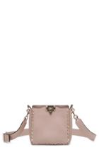 Valentino Garavani Rockstud Mini Hobo Crossbody Bag - Pink