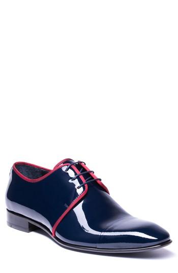 Men's Jared Lang Romeo Cap Toe Derby Eu - Blue