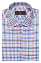 Men's Robert Talbott Tailored Fit Plaid Dress Shirt - Yellow