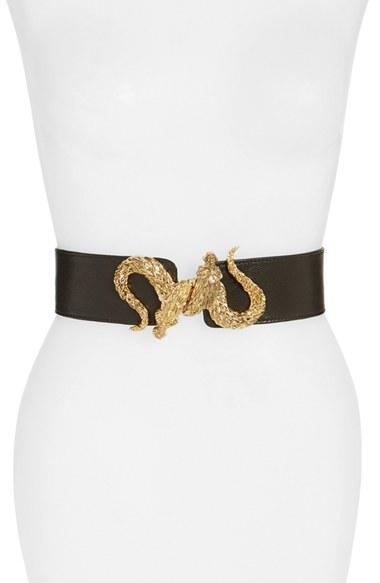 Women's Raina 'penelope - Dragon' Stretch Belt, Size - Black