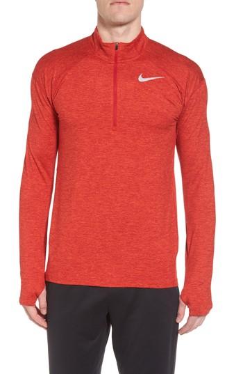 Men's Nike Dry Element Running Top - Red