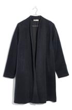 Women's Madewell Stanza Herringbone Coat, Size - Blue