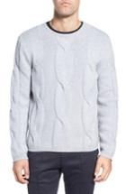 Men's Zachary Prell Wool & Cashmere Sweater - Grey