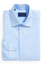 Men's David Donahue Regular Fit Oxford Dress Shirt .5 - 32/33 - Blue
