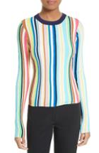 Women's Milly Vertical Stripe Knit Pullover