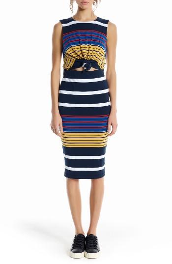 Women's Kendell + Kylie Stripe Midi Dress
