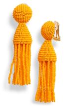 Women's Oscar De La Renta Short Beaded Tassel Drop Earrings