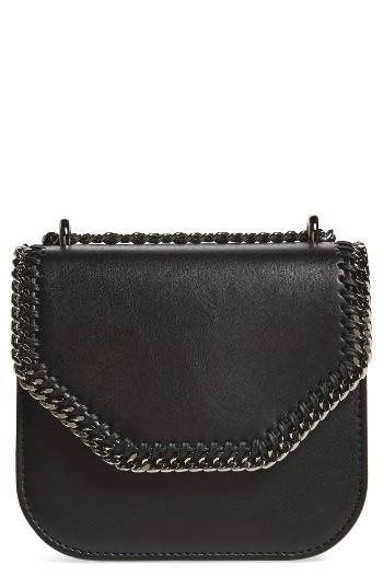 Stella Mccartney Small Falabella Box Alter Nappa Faux Leather Crossbody Bag - Black