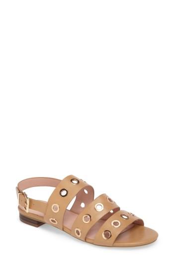 Women's Topshop Honeymoon Grommet Sandals .5us / 41eu - Beige