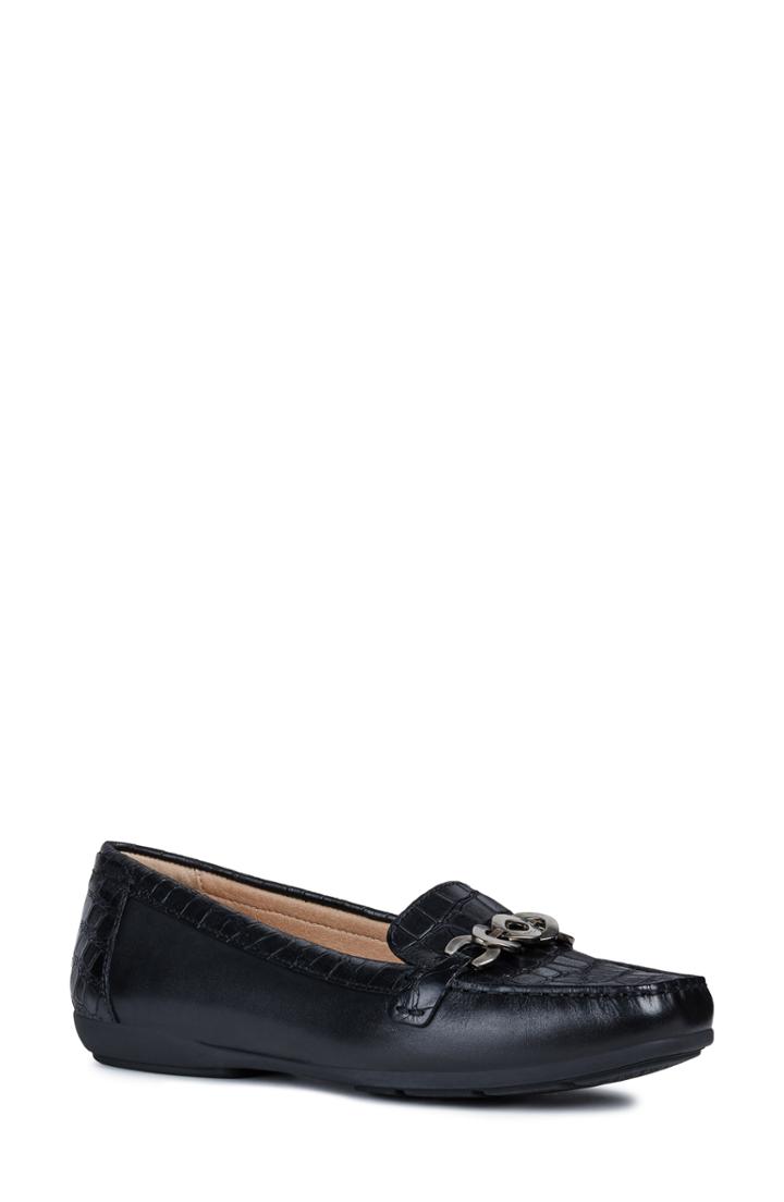 Women's Geox Annytah Loafer .5us / 36.5eu - Black
