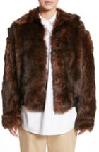 Women's Sofie D'hoore Genuine Shearling Jacket Us / 38 Fr - Brown