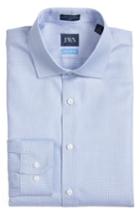 Men's John W. Nordstrom Trim Fit Solid Dress Shirt .5 32/33 - Blue