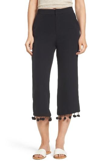 Women's Tularosa Huntington Pompom Crop Pants - Black