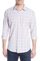 Men's Mizzen+main Kimble Check Sport Shirt, Size - Pink