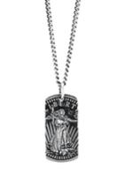 Men's King Baby American Voices Liberty Dog Tag Necklace