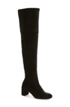 Women's Taryn Rose Catherine Over The Knee Boot .5 M - Black