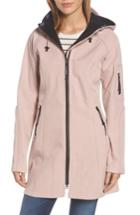 Women's Ilse Jacobsen Fit Hooded Raincoat, Size 36 - Red