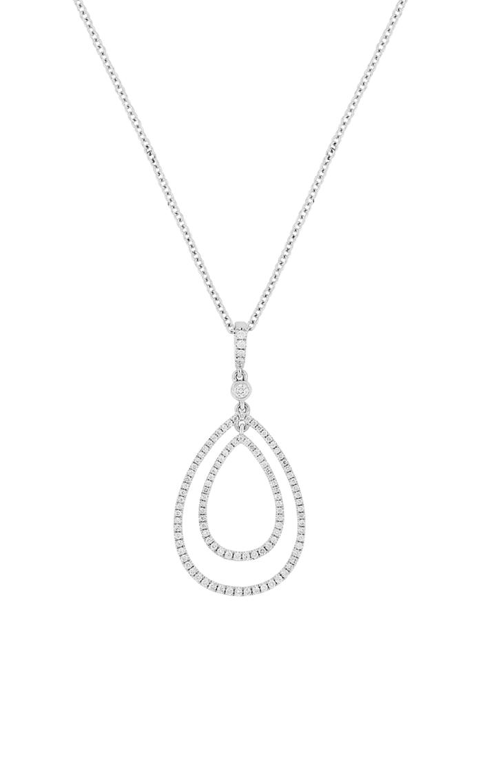 Women's Bony Levy Teardrop Diamond Pendant Necklace (trunk Show Exclusive)