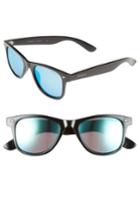 Men's Polaroid Eyewear 50mm Polarized Sunglasses - Shiny Black/ Grey Blue Mirror