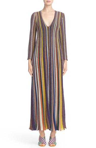 Women's Missoni Metallic Stripe Gown