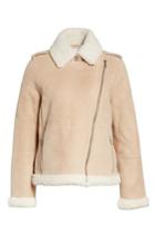 Women's Kate Spade New York Genuine Shearling Jacket