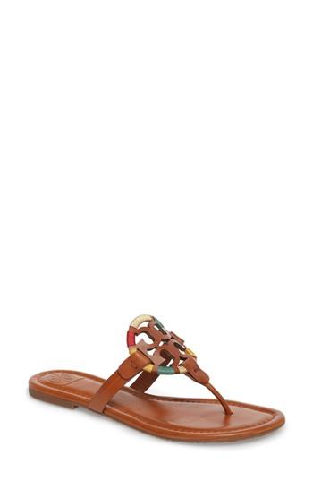 Women's Tory Burch Miller Sandal M - Brown