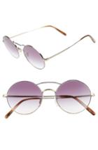 Women's Oliver Peoples Nickol 53mm Round Sunglasses - Purple